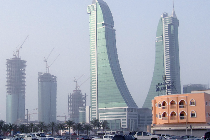 Die Hauptstadt von Bahrain: Manama
