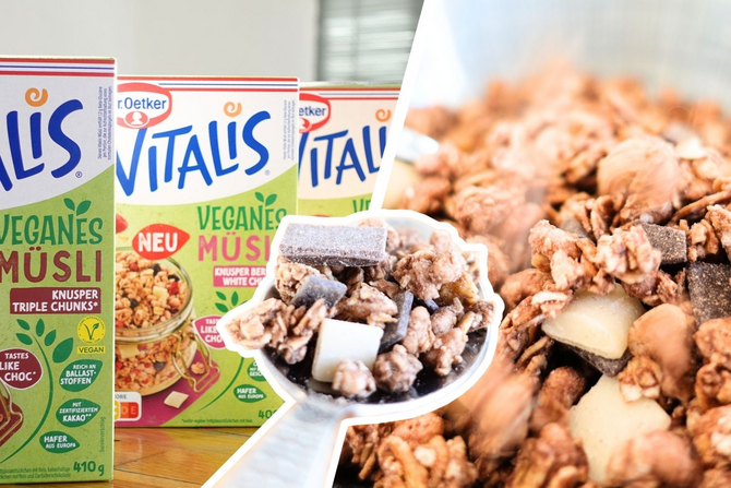 Wie schmeckt das "vegane Müsli" von Dr. Oetker (Vitalis)?