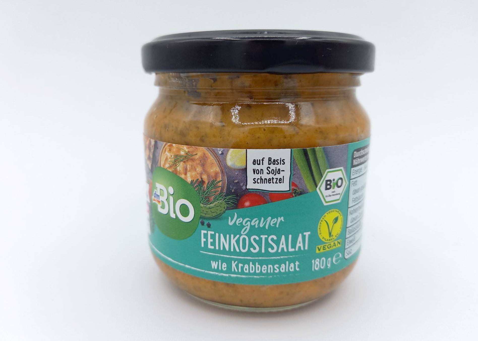 Der vegane Feinkostsalat wie Krabbensalat von dmBio