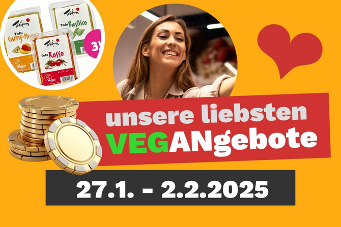 Die besten veganen Schnäppchen & Aktionen in der KW 5 / 2025